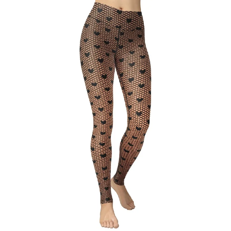 Flash Sale Fishnet Tights Print Yoga Leggings