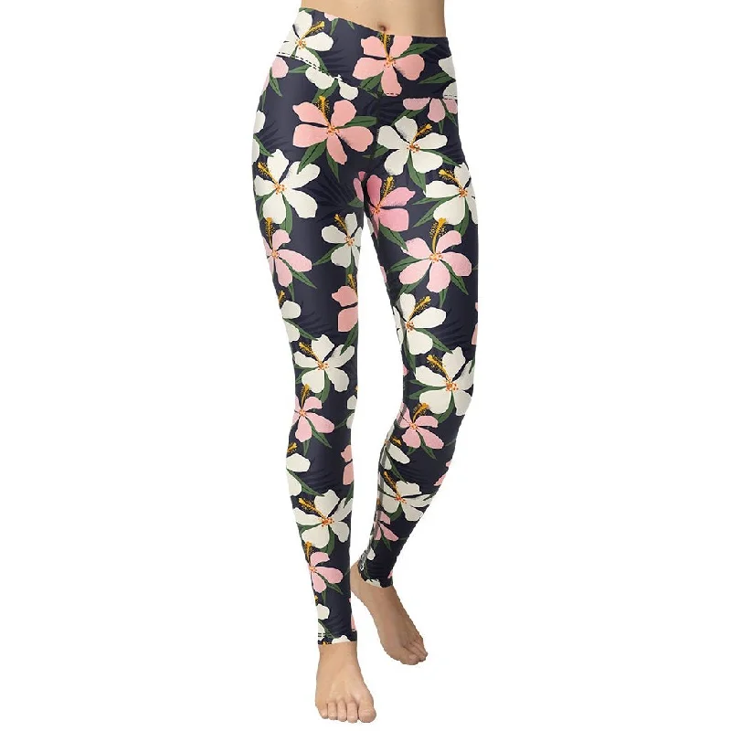 Time-Limited Offer Floral Artwork Yoga Leggings