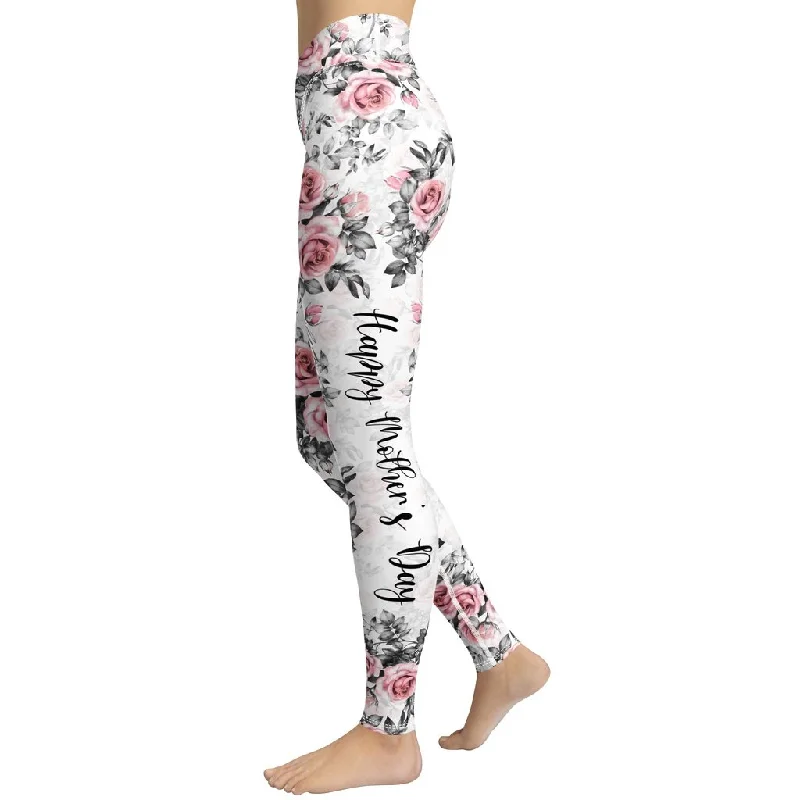 Weekend Discounts to Enjoy Floral Mother's Day Yoga Leggings