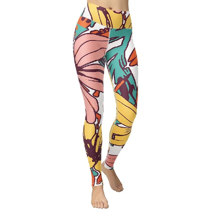 Weekend Deals That Please Flower Love Yoga Leggings