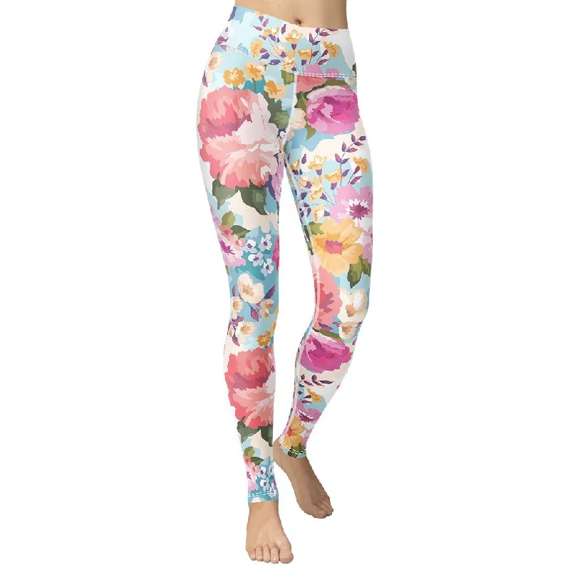 Make Your Weekend Count with Savings Flower Power Yoga Leggings