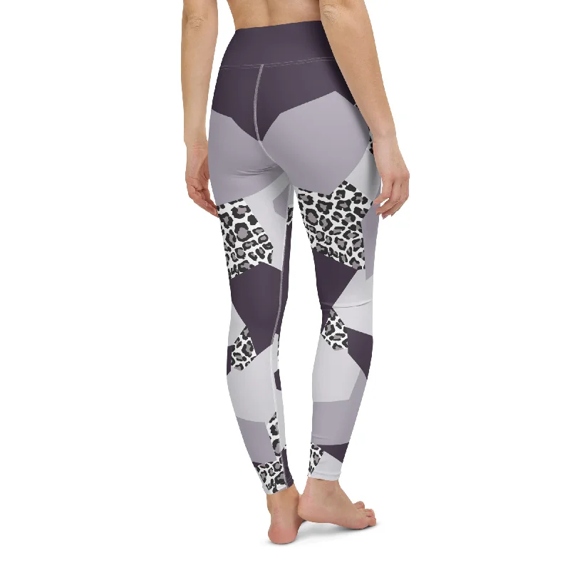 Cash Savings Geometric Animal Print Yoga Leggings