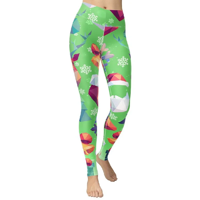 Flash Sale Geometric Vibe Christmas Yoga Leggings