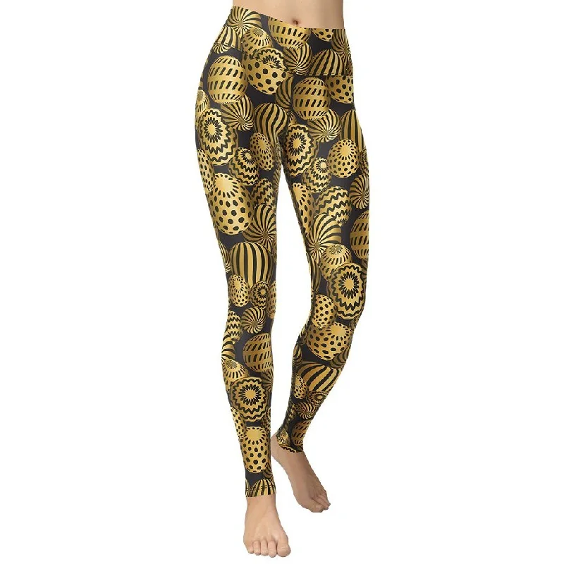 Weekend Deals That Excite Golden Easter Eggs Yoga Leggings