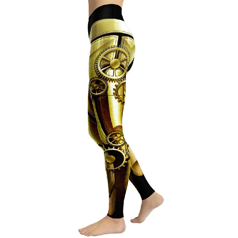 Epic Value Golden Machine Yoga Leggings