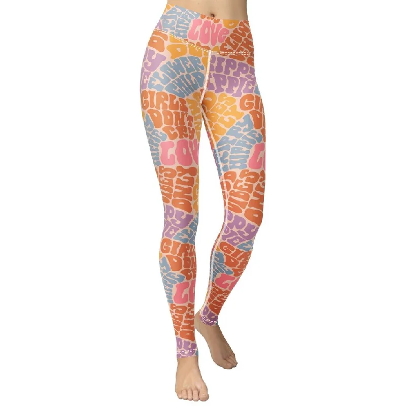Weekend Deals That Wow Groovy Hippie Yoga Leggings