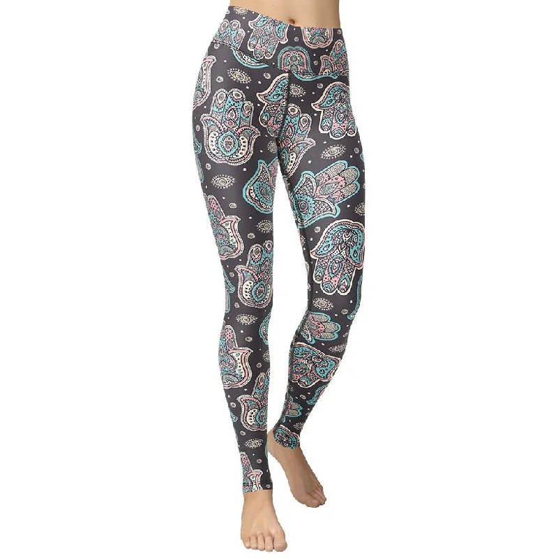 Hot Buy Hand Drawn Hamsa Yoga Leggings