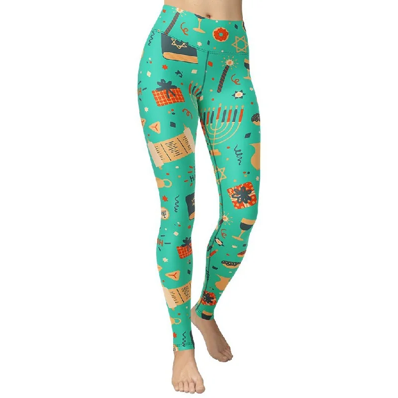 Deal Alert Hanukkah Joy Yoga Leggings