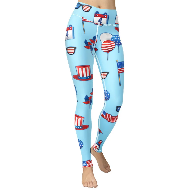 Flash Sale Independence Day Yoga Leggings