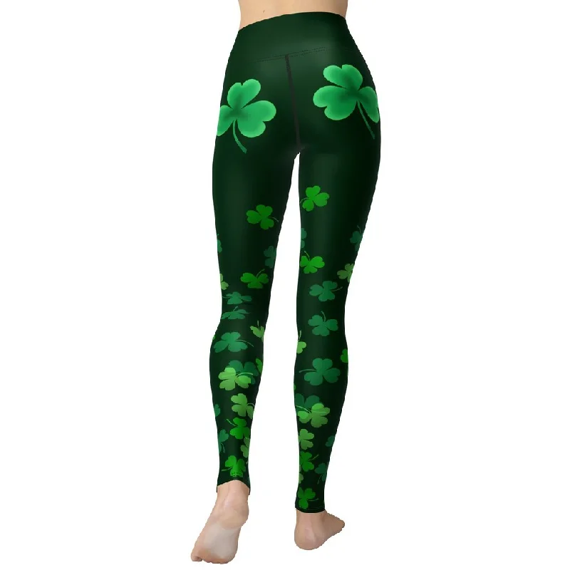 Weekend Savings Spectacle Irish Luck Yoga Leggings