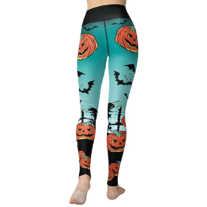 Great Bargain Jack O'Lantern Yoga Leggings