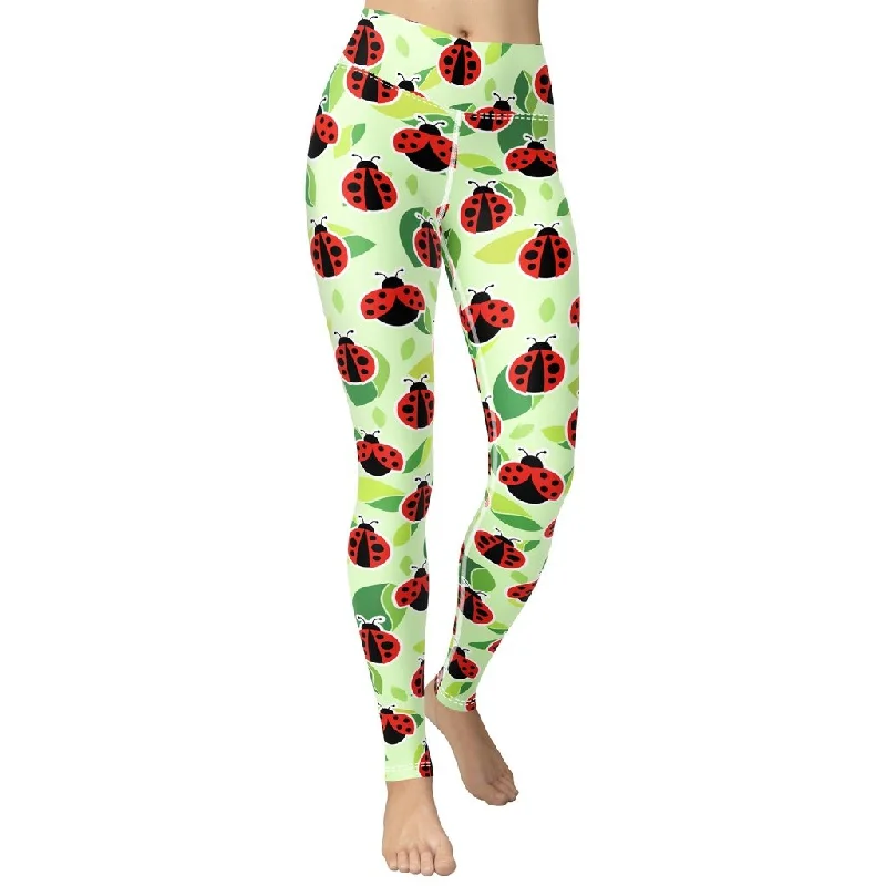 Weekend Discounts to Delight Ladybugs Yoga Leggings