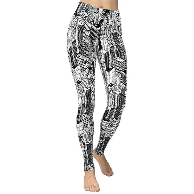 Steal Deal Manhattan View Yoga Leggings