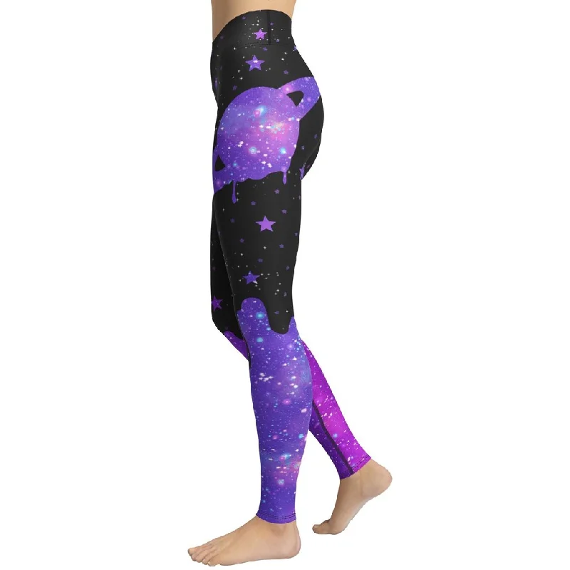 Clearance Sale Melting Galaxy Yoga Leggings