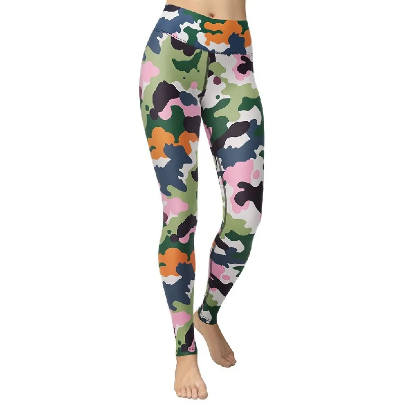 Weekend Discounts to Savor Modern Camo Yoga Leggings