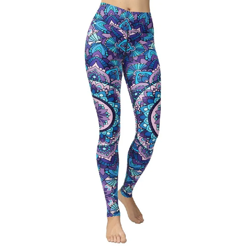 Weekend Savings Extravaganza Mosaic Pattern Yoga Leggings