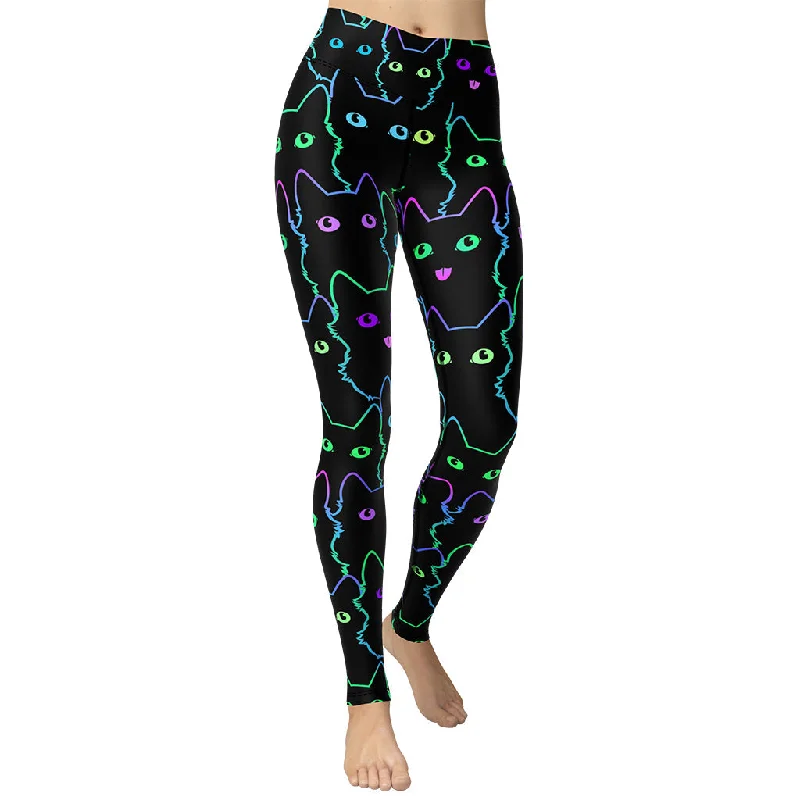 Best Choice Mystic Halloween Cats Yoga Leggings