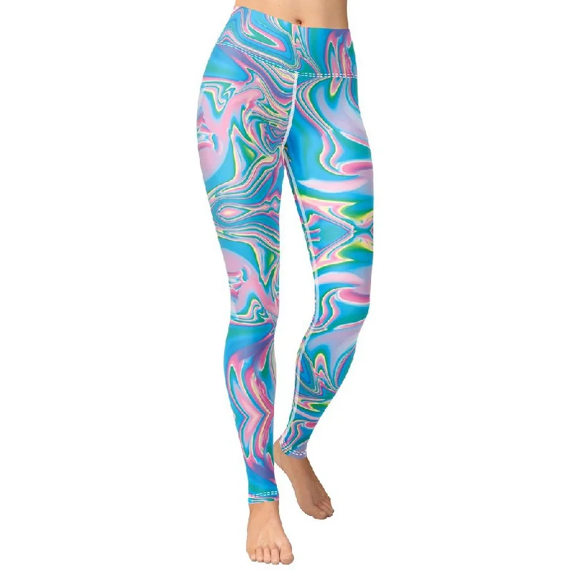 Weekend Specials to Savor Neon Psychedelic Yoga Leggings
