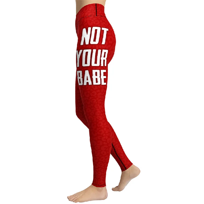 Online Deal Not Your Babe Yoga Leggings