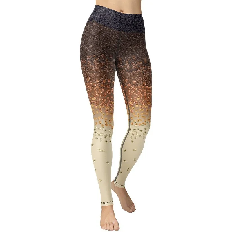Bonus Offer Ombre Coffee Beans Yoga Leggings