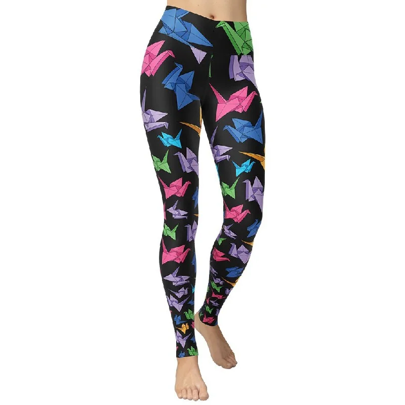 Flash Deal Origami Love Yoga Leggings