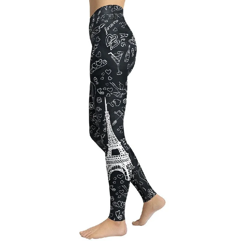 Shop Now Paris Memories Yoga Leggings