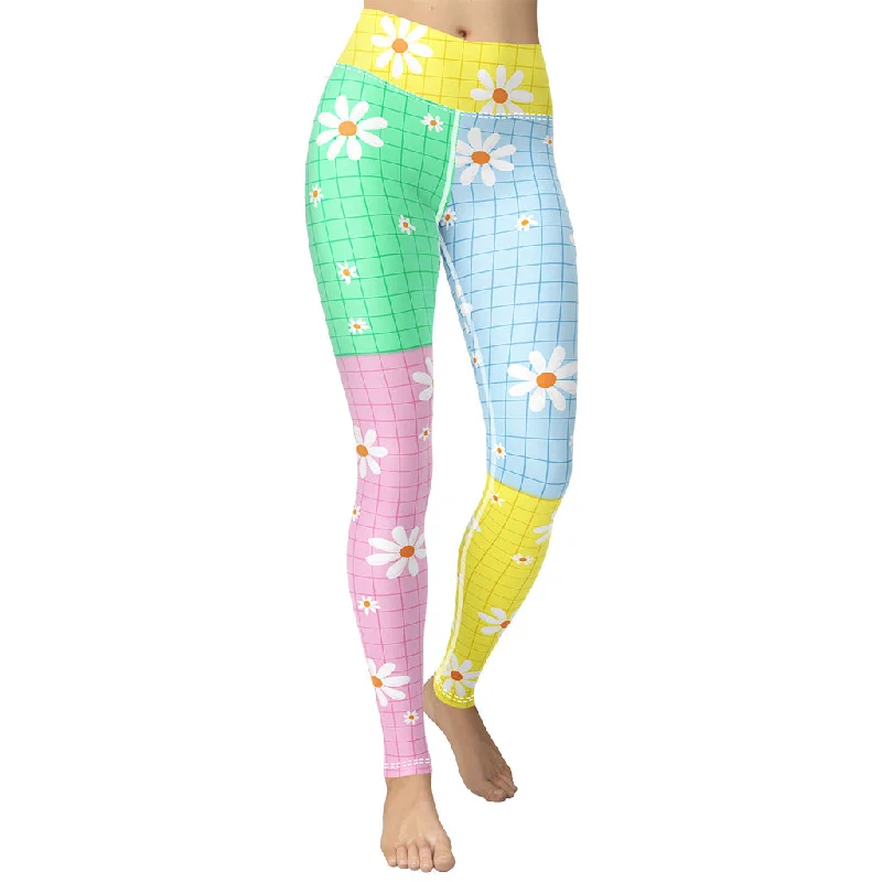 Best Seller Pastel Patches Yoga Leggings