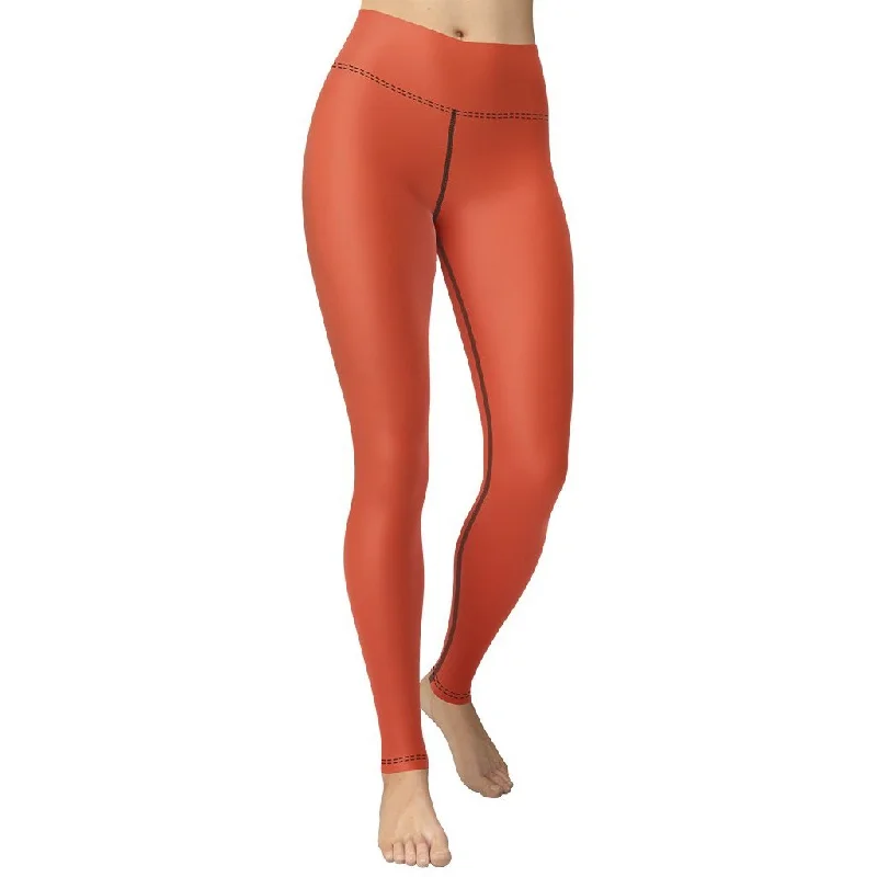Lowest Rates Peachy Red Yoga Leggings