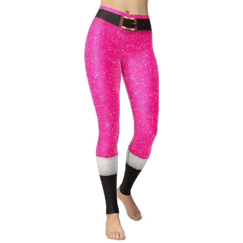 Weekend Bargains to Love Pink Santa's Outfit Yoga Leggings