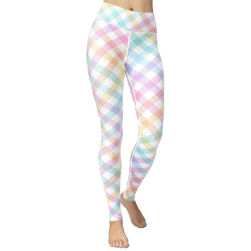 Weekend Offers That Sizzle Plaid Easter Yoga Leggings