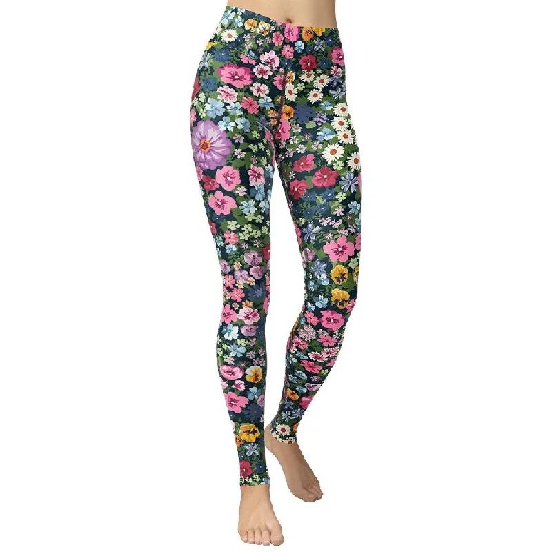 Reduced Rates Pretty Floral Yoga Leggings
