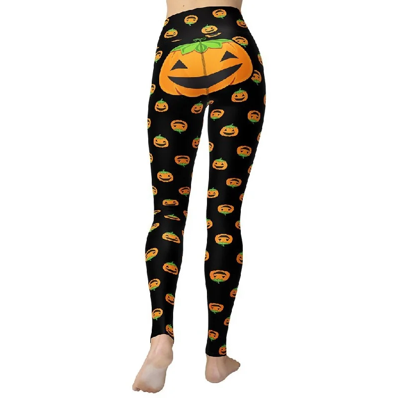 Time-Limited Offer Pumpkin But* Yoga Leggings