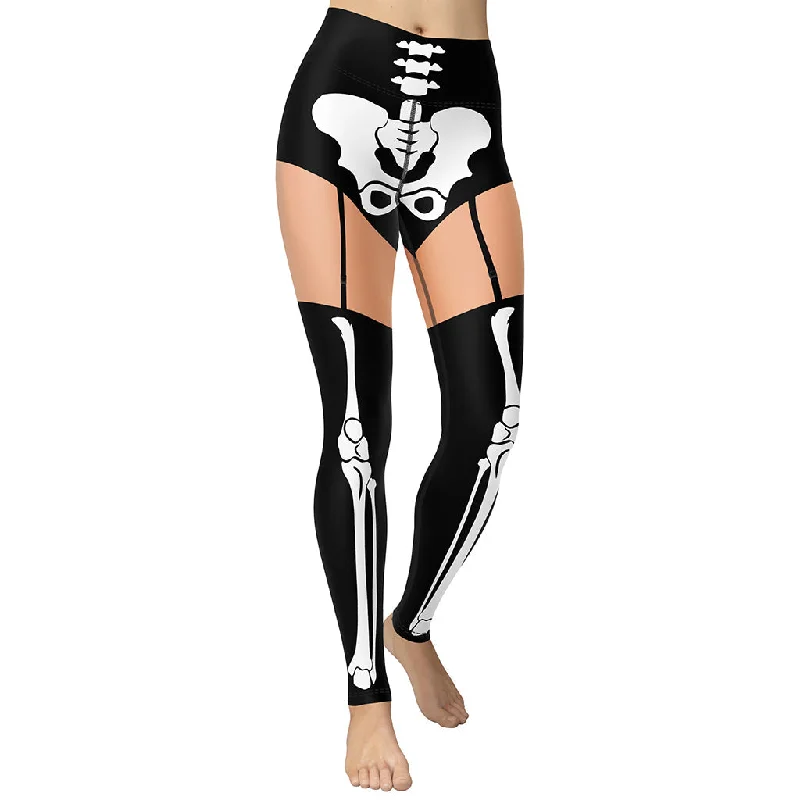 Weekend Specials You Can't Miss Skeleton Shorts Yoga Leggings