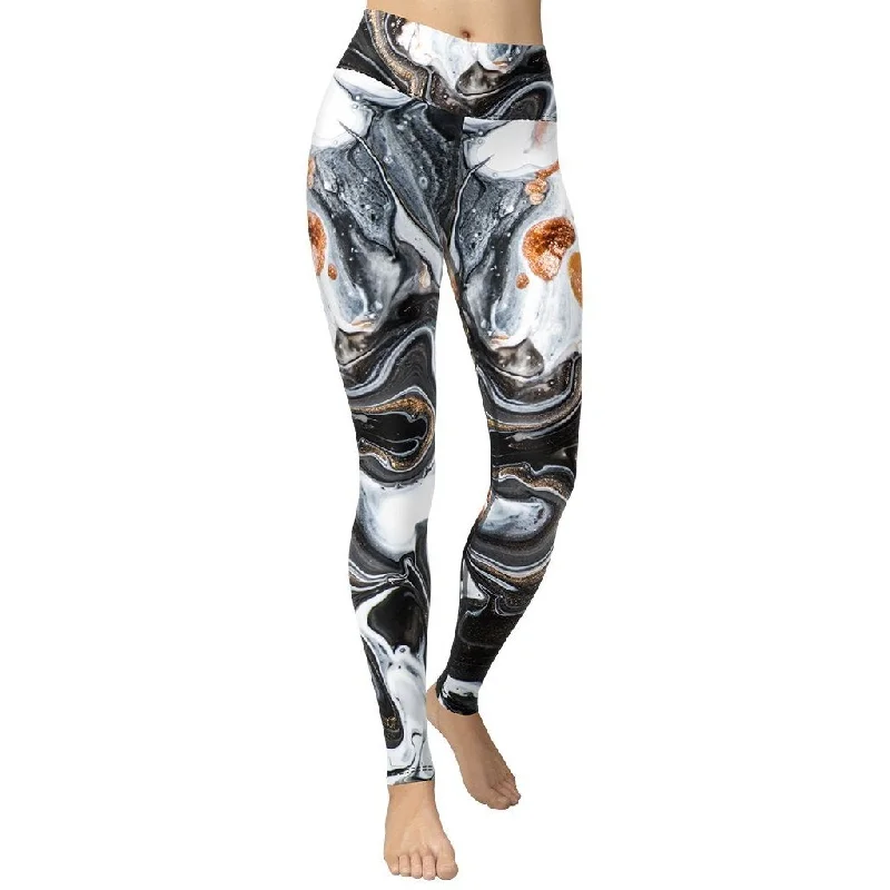 Limited Supply Speck of Gold Yoga Leggings