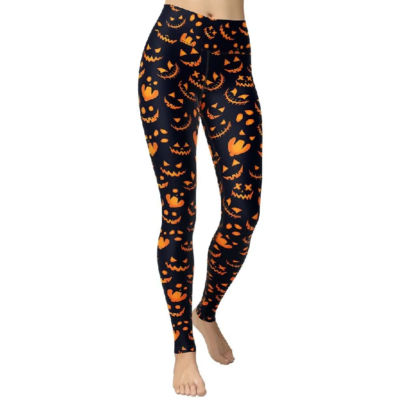 Exclusive Deal Spooktacular Halloween Yoga Leggings