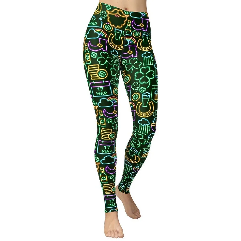 Weekend Discounts You Deserve St. Patrick's Celebration Yoga Leggings