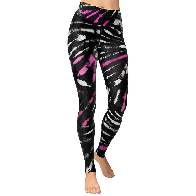 Weekend Savings Bonanza Tie Dye Black Yoga Leggings