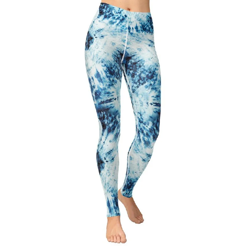 Weekend Offers That Sizzle Tie Dye Indigo Yoga Leggings