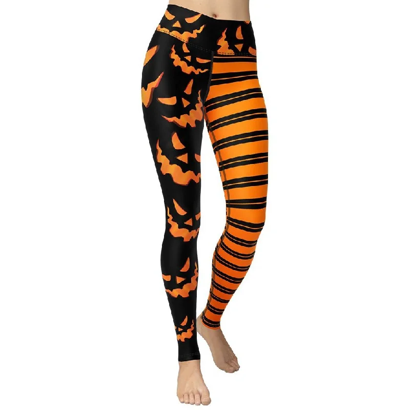 Sale Event Two Patterned Halloween Yoga Leggings