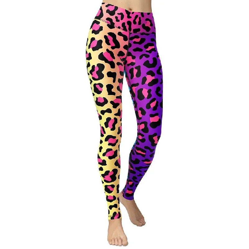 Weekend Specials to Indulge In Vibrant Leopard Print Yoga Leggings