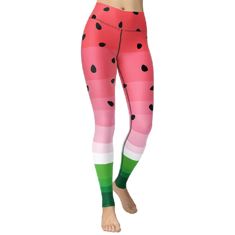Year-End Deals Watermelon Yoga Leggings
