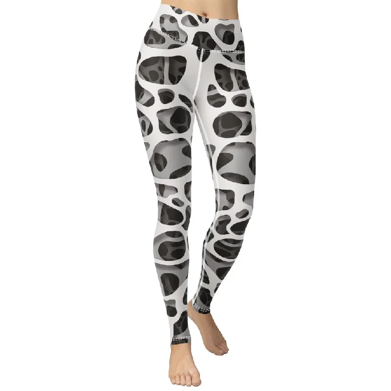 Flash Deal Web Illusion Pattern Yoga Leggings