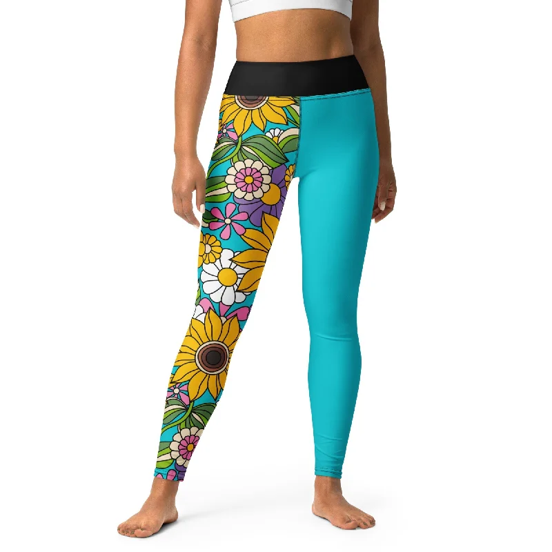 While Supplies Last SUNDANCE turquoise - Yoga Leggings