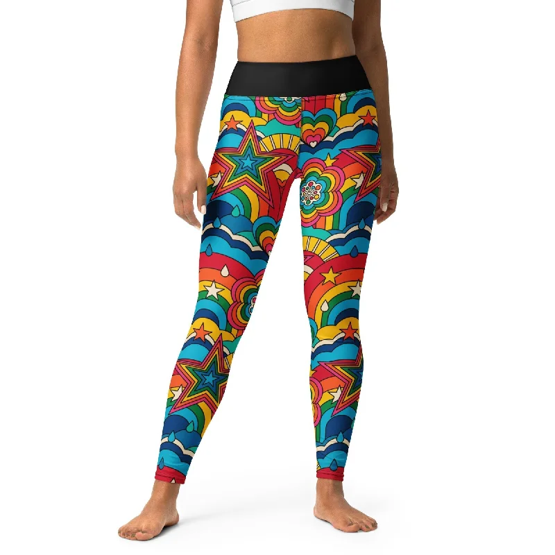 Special Buy RAINBOW RAVE -2- Yoga Leggings