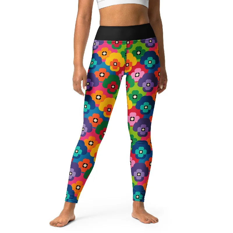 Midnight Sale PANSY FAB -2- Yoga Leggings