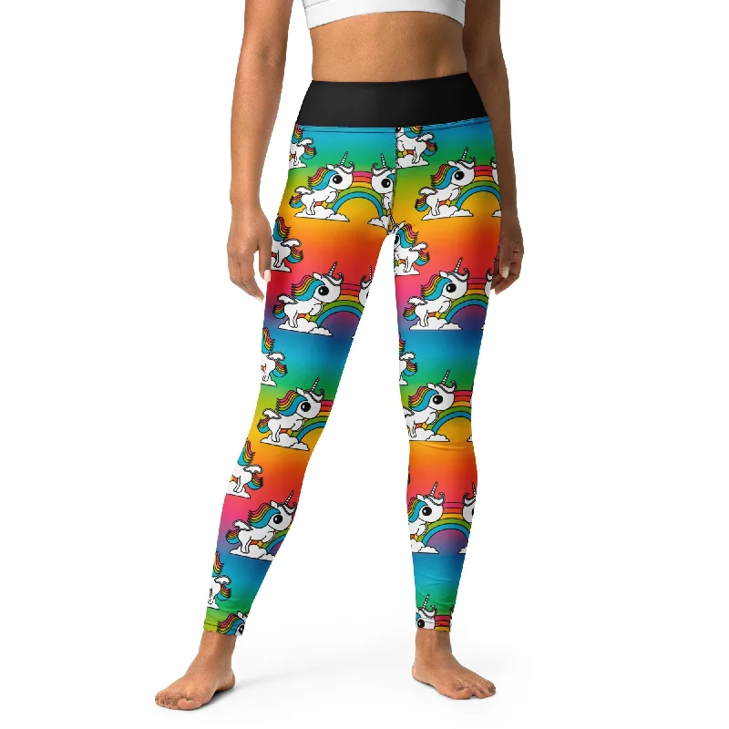 Hot Buy UNIQUE rainbow -2- Yoga Leggings